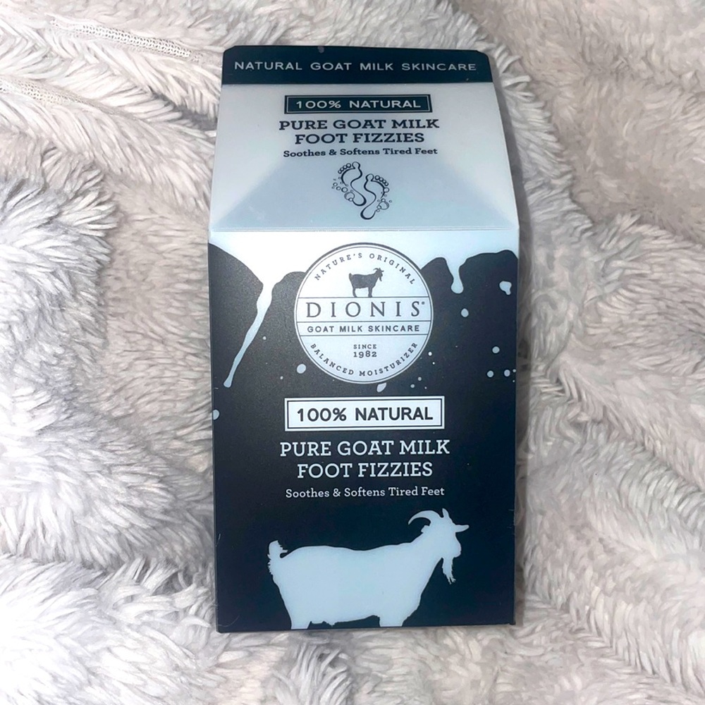 Dionis Pure Goat Milk Foot Fizzies 100% Natural